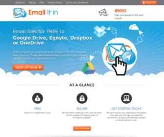 Emailitin.com(Email It In) Screenshot