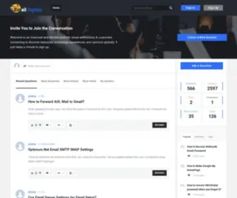 Emailjupiter.com(Question and Answer Sites & Email) Screenshot