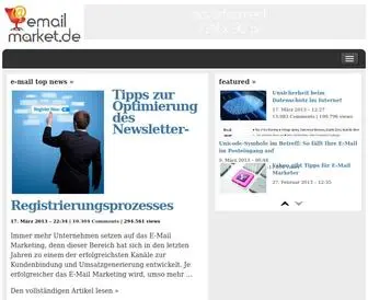 Emailmarket.de(E-Mail Marketing Blog) Screenshot