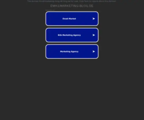 Emailmarketing-Blog.de(E-Mail Mailmarketing und Newsletter versenden) Screenshot