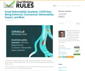 Emailmarketingrules.com(Email Marketing Rules) Screenshot