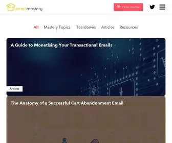 Emailmastery.org(Email Tips and Advice for Marketers) Screenshot