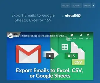 Emails-TO-Sheets.com(Export Emails to Google Sheets) Screenshot