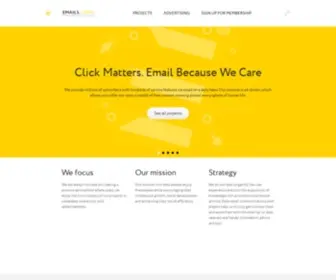 Emailscorp.com(Click Matters) Screenshot