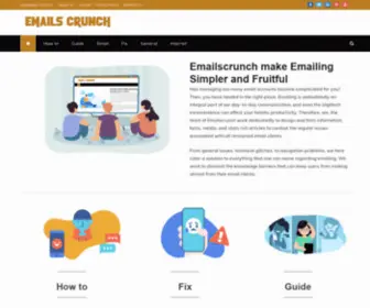 Emailscrunch.com(Find Easy Way to Fix Your Email Problems) Screenshot