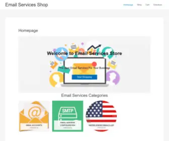 Emailservices.shop(Email Services) Screenshot