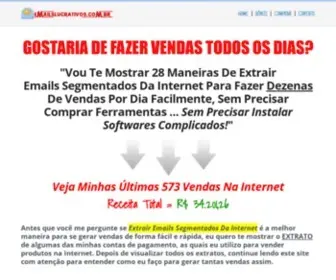 Emailslucrativos.com.br(Treinamento Emails Lucrativos) Screenshot