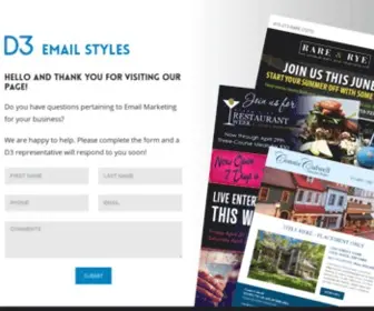 Emailstyles.com(Email Styles 2018) Screenshot