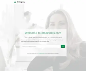 Emailtools.com(Was just registered at Uniregistry.com) Screenshot