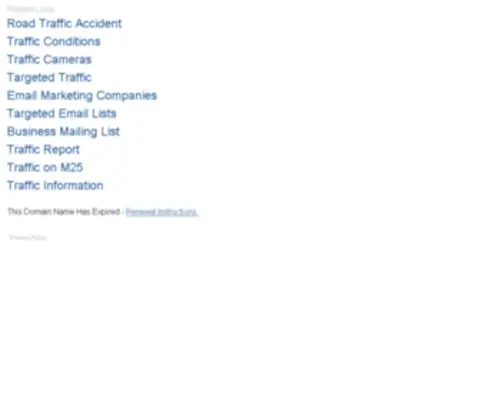 Emailtrafficlist.com(Email Traffic List) Screenshot