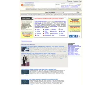 Emailwire.com(Press Release Distribution Services) Screenshot