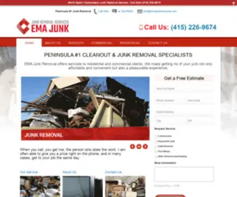 Emajunkremoval.com(EMA Junk Removal) Screenshot