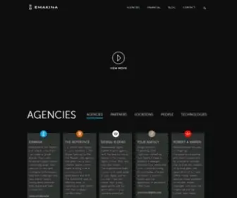 Emakina.com(The Full Service Digital Native Agency) Screenshot