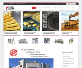 Emakmakina.com(Emak Refining & Recycling) Screenshot