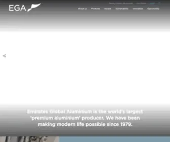 Emal.ae(Emirates Global Aluminium) Screenshot