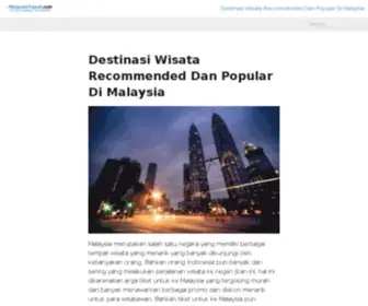 Emalaysiatravel.com(Emalaysiatravel) Screenshot