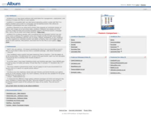 Emalbum.com(Image Gallery Software) Screenshot