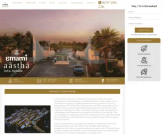 Emami-AAstha.in(Emami Aastha by Emami Realty) Screenshot