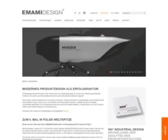 Emamidesign.de(Produktdesign Agentur & Industriedesign by Arman Emami) Screenshot