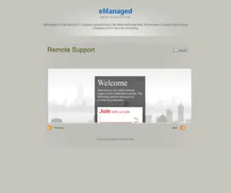 Emanaged.net(Smart outsourcing) Screenshot