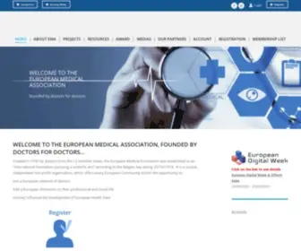 Emanet.org(European Medical Association) Screenshot