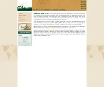 Emanna.com(The Word of God Delivered Daily via Email) Screenshot