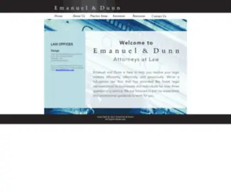 Emanuelanddunn.com(Emanuel & Dunn) Screenshot