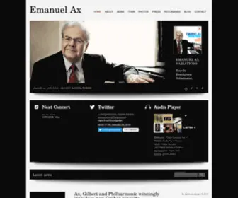 Emanuelax.com(Emanuel Ax) Screenshot