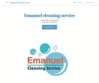 Emanuelcleaningservice.net(Emanuel cleaning service) Screenshot