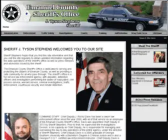 Emanuelcountysheriff.org(Emanuelcountysheriff) Screenshot