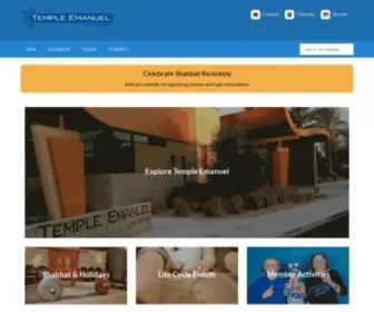 Emanueloftempe.org(Temple Emanuel of Tempe) Screenshot
