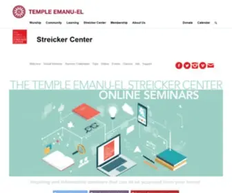 Emanuelstreickernyc.org(Streicker Center) Screenshot