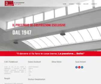 Emaprefabbricati.it(Prefabbricati Industriali) Screenshot