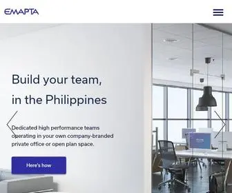 Emapta.com(BPO Company) Screenshot