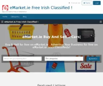 Emarket.ie(Irish Classifieds Deals Done locally Buy and Sell Cars) Screenshot