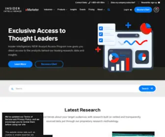 Emarketer.com(Digital marketing research) Screenshot