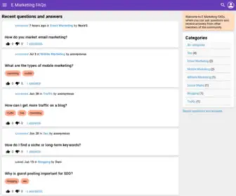 Emarketingfaqs.com(Emarketingfaqs) Screenshot