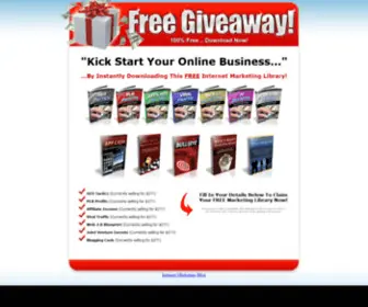 Emarketingprofit.com(Free Internet Marketing Ebook Library) Screenshot