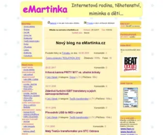Emartinka.cz(Internetová) Screenshot