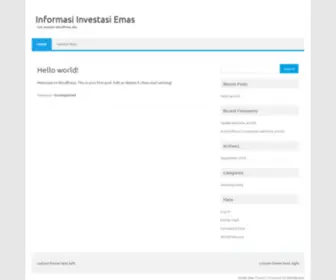Emas.info(Just another WordPress site) Screenshot