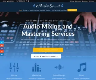 Emastersound.com(EMasterSound Audio Mixing and Mastering Services) Screenshot