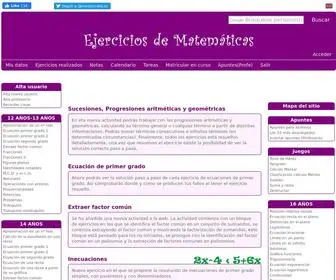 Ematematicas.net(Educación) Screenshot