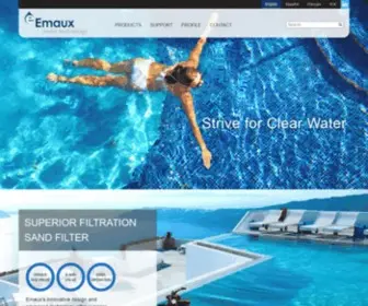 Emauxgroup.com(Emaux Water Technology) Screenshot
