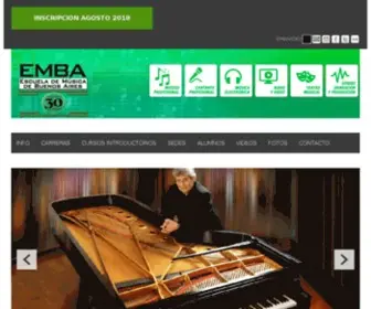 Emba.com.ar(Escuela de Musica) Screenshot