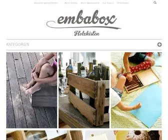 Embabox.com(Motiven und Logos. Holzkisten) Screenshot