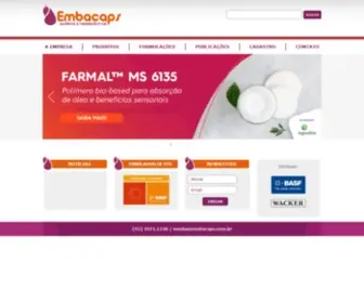 Embacaps.com.br(Embacaps) Screenshot
