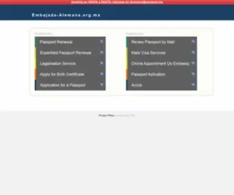 Embajada-Alemana.org.mx(Política exterior) Screenshot