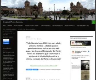 Embajadadelperu.com.gt(Embajada) Screenshot