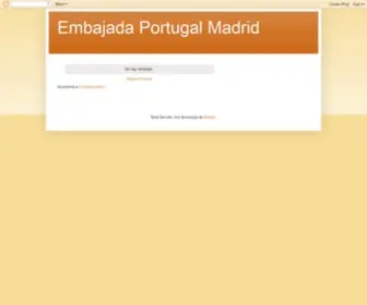 Embajadaportugal-Madrid.org(Serviços) Screenshot