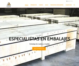 Embalajesguadaira.com(Embalajes de Madera) Screenshot